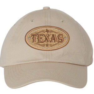 Texas Old Style Patch Embroidered Baseball Hat - Vintage Texan Cap - Retro-inspired Texas headwear