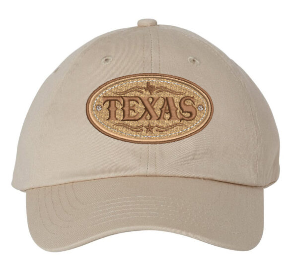 Texas Old Style Patch Embroidered Baseball Hat - Vintage Texan Cap - Retro-inspired Texas headwear