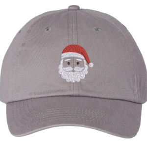 Santa Claus Embroidered Baseball Hat - Festive headwear featuring a charming Santa Claus design. Ideal for spreading holiday magic with every step. Shop now!