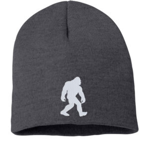 Distinctive Big Foot Embroidered Beanie - Explore winter with style. This cozy accessory features an intricately embroidered Big Foot design, making it a must-have for the adventurous and fashion-forward.