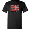 JDM MK4 Supra Car Tee with Japanese Sun Supra design made from 100% heavy cotton.