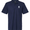 Bigfoot Polo Shirt featuring embroidered yeti design, perfect for hikers, campers, and outdoor enthusiasts.