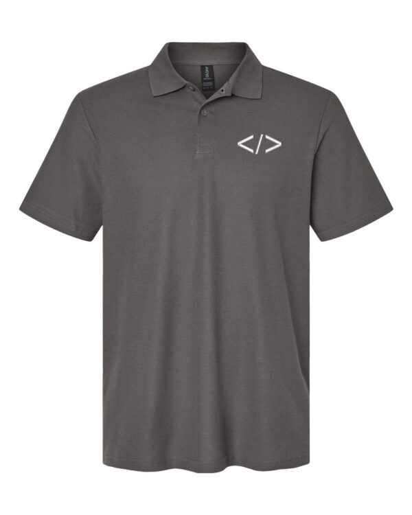 Programmer's Polo Shirt featuring geeky design, perfect for IT enthusiasts and coding aficionados