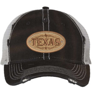 Vintage Texas Trucker Distressed Hat with Lone Star Patch