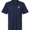 BTC Bitcoin Logo Polo Shirt featuring crypto design, perfect for investors and bitcoin enthusiasts.