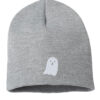Ghost Halloween Short Beanie with Cute Ghost Design