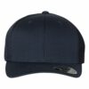 A stylish Flexfit 110 Trucker Snapback hat, perfect for business owners and brand enthusiasts seeking comfort and style.