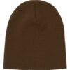 A sleek Yupoong Short Beanie, ideal for business and brand owners seeking comfort and style.