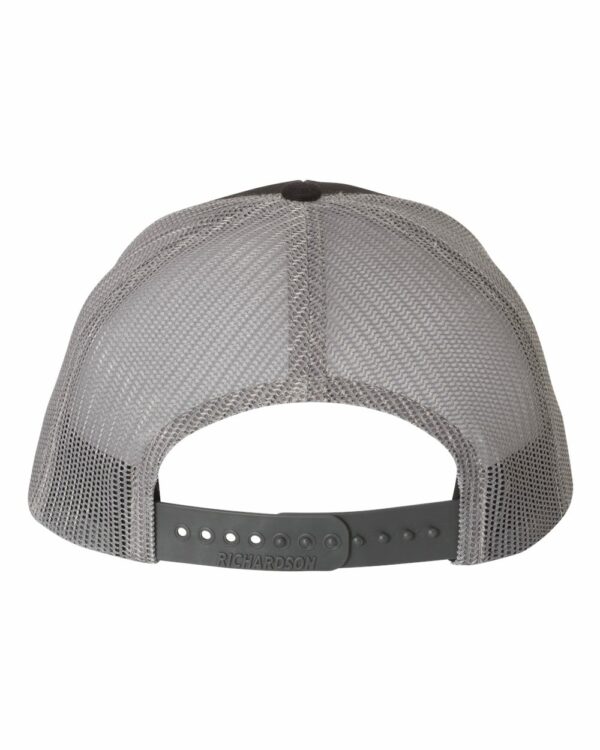 A stylish Richardson 112 six-panel snapback cap in a trendy design, perfect for business owners and brand enthusiasts.