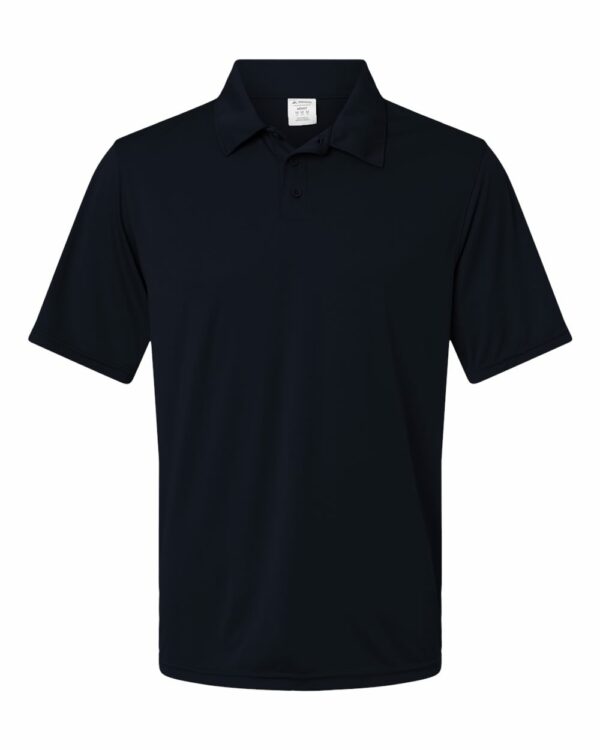 Augusta short sleeve polo shirt in various sizes, showcasing custom embroidered logos, perfect for business uniforms and team apparel.