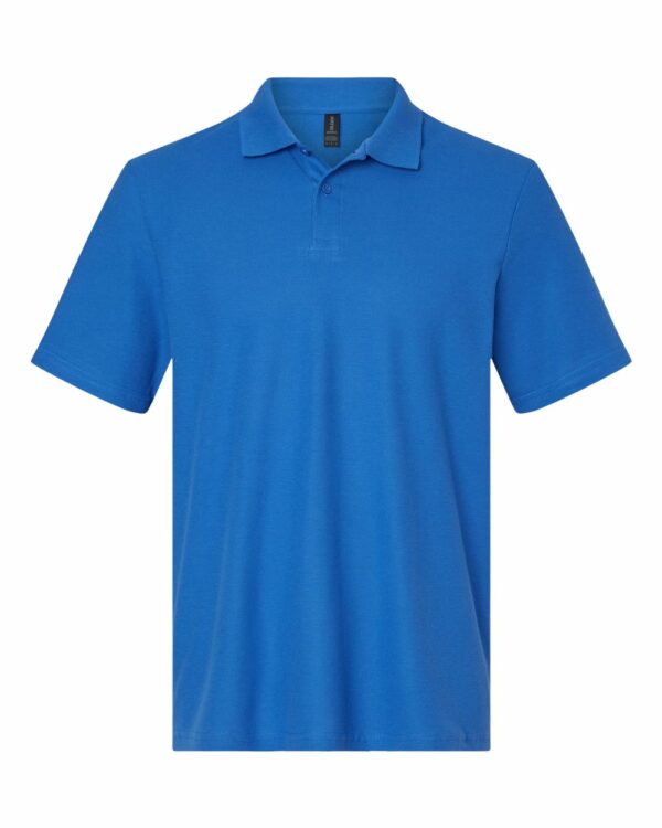Gildan Softstyle Adult Pique Polo - 64800 in various colors, showcasing modern classic fit and high-quality fabric.