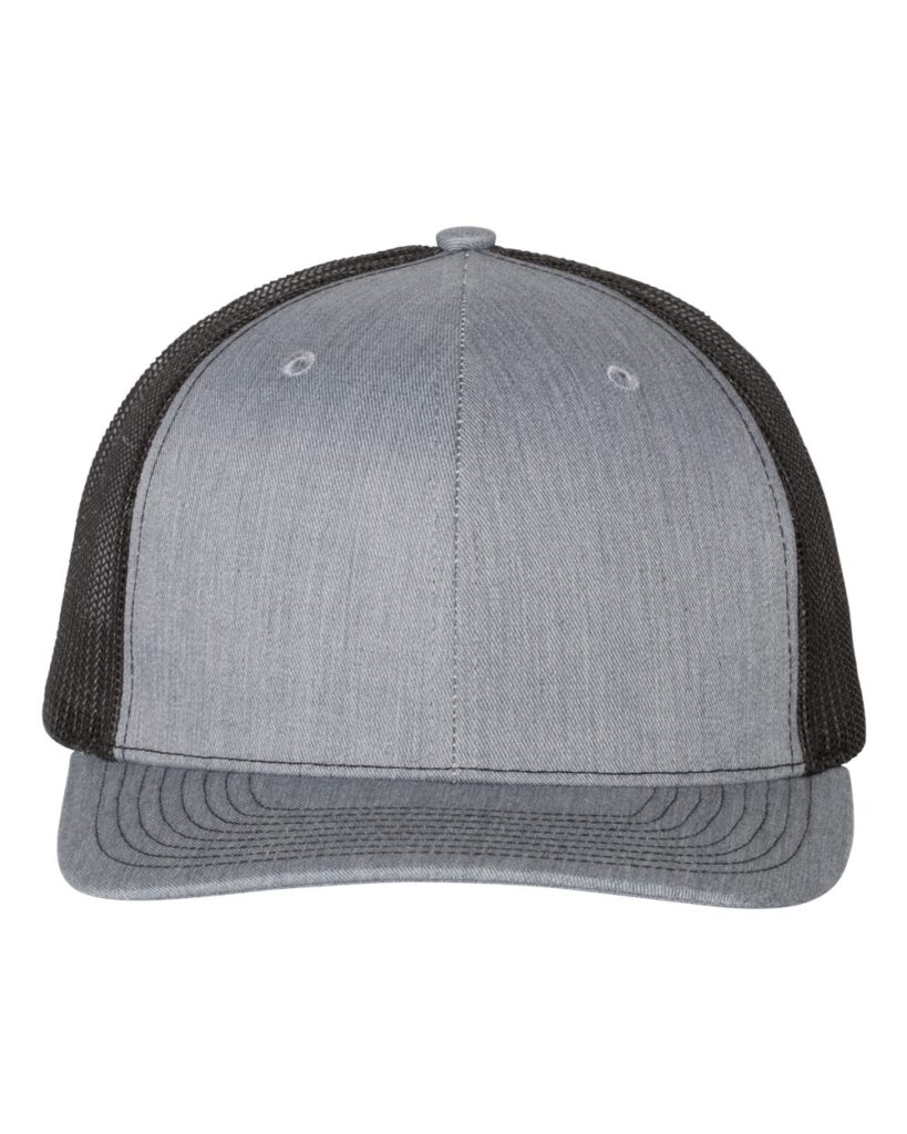 Richardson 112 Heather Grey  Black Front High