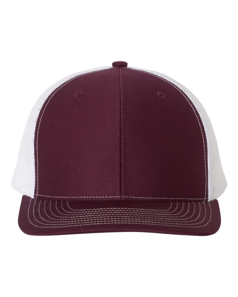 Richardson 112 Maroon  White Front High