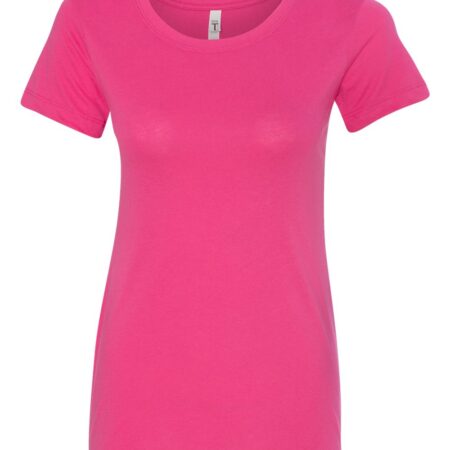 Custom women's fitted t-shirt with logo – Next Level 1510 semi-fitted short sleeve tee