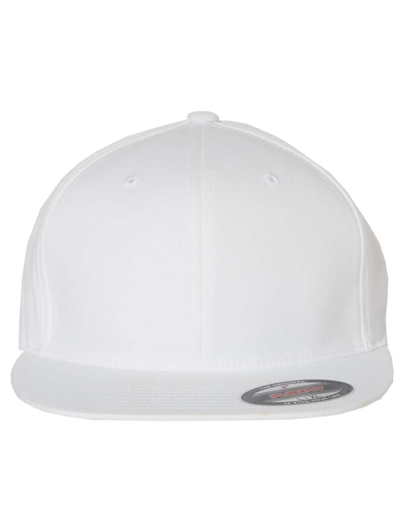 C6297F WHT Flexfit 6297F White Front High