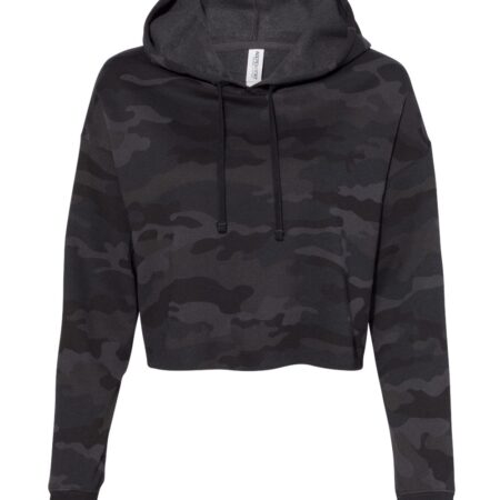 Custom women’s crop hoodie – lightweight branded cropped sweatshirt with embroidery