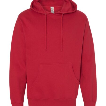 Custom logo pullover hoodie – midweight fleece hooded sweatshirt for business branding