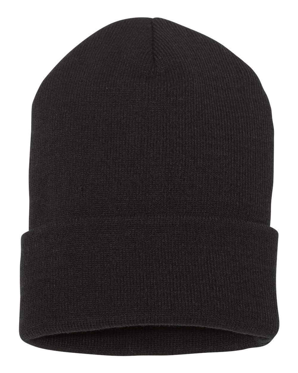 Custom Embroidered Beanie – Yupoong Cuffed Knit Hat for Winter Branding - Image 2