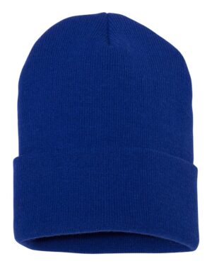 Custom Embroidered Beanie – Yupoong Cuffed Knit Hat for Winter Branding