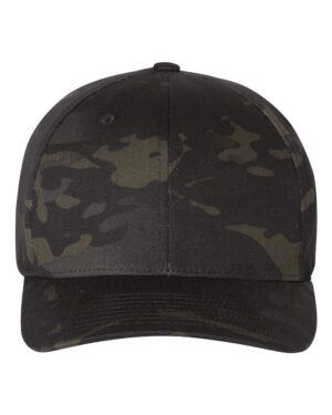Custom Flexfit Hat – Embroidered Flexfit 6277 Cotton Blend Cap with Business Logo