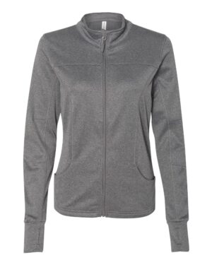 Custom Women’s Track Jacket – Poly-Tech Slim Fit Full-Zip EXP60PAZ