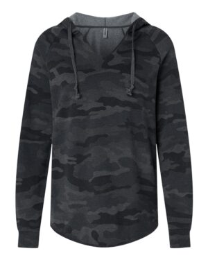 Custom Women’s Lightweight Hoodie – California Wave Wash PRM2500
