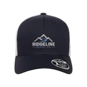 Custom Flexfit Snapback Hat – Flexfit 110 Trucker with Mesh Back and Adjustable Fit