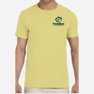 Custom Gildan 64000 T-Shirt – Antique Heliconia – C64000
