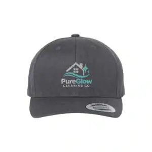 Black Custom Snapback Hat – Yupoong Classic Embroidered Snapback Cap for Business Branding