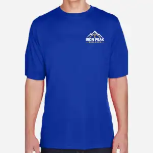 Custom Team 365 TT11 Performance T-Shirt – Acid Green – on model – CTT11
