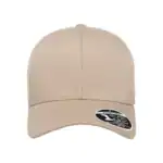 Khaki Custom Flexfit Snapback Hat – Flexfit 110 Trucker with Mesh Back and Adjustable Fit