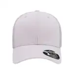Silver Custom Flexfit Snapback Hat – Flexfit 110 Trucker with Mesh Back and Adjustable Fit