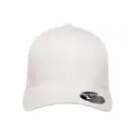White Custom Flexfit Snapback Hat – Flexfit 110 Trucker with Mesh Back and Adjustable Fit