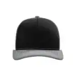 Black/ White/ Heather Grey Custom Richardson 112 Trucker Hat – Embroidered Logo Snapback Cap | Mesh Back