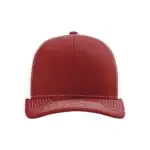 Cardinal/ White Custom Richardson 112 Trucker Hat – Embroidered Logo Snapback Cap | Mesh Back