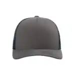 Charcoal/ Navy Custom Richardson 112 Trucker Hat – Embroidered Logo Snapback Cap | Mesh Back