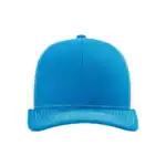 Cyan/ White Custom Richardson 112 Trucker Hat – Embroidered Logo Snapback Cap | Mesh Back