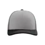 Grey/ Charcoal/ Black Custom Richardson 112 Trucker Hat – Embroidered Logo Snapback Cap | Mesh Back