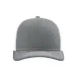 Heather Grey/White Custom Richardson 112 Trucker Hat – Embroidered Logo Snapback Cap | Mesh Back