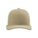 Khaki/ White Custom Richardson 112 Trucker Hat – Embroidered Logo Snapback Cap | Mesh Back
