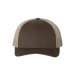 Custom Richardson 115 Trucker Hat – Brown/ Khaki – C115