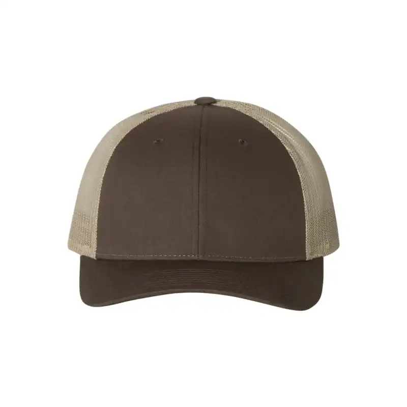 Custom Richardson 115 Trucker Hat – Brown/ Khaki – C115