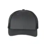 Custom Richardson 115 Trucker Hat – Charcoal/ Black – C115