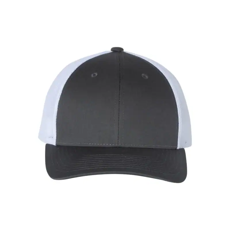 Custom Richardson 115 Trucker Hat – Charcoal/ White – C115