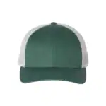 Custom Richardson 115 Trucker Hat – Heather Dark Green/ Silver – C115