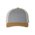 Custom Richardson 115 Trucker Hat – Heather Grey/ Birch/ Amber Gold – C115