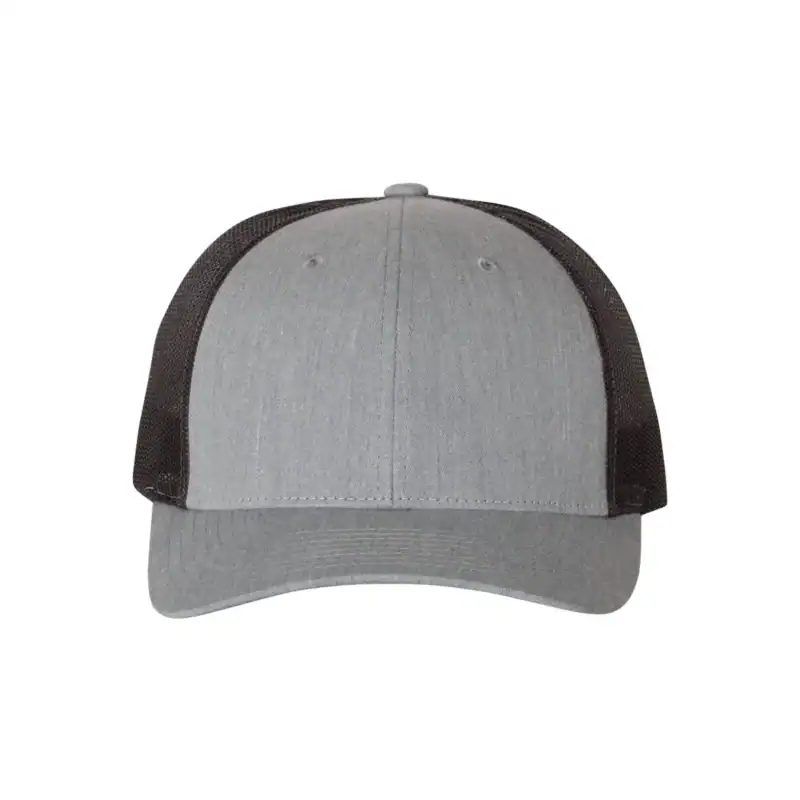 Custom Richardson 115 Trucker Hat – Heather Grey/ Dark Charcoal – C115