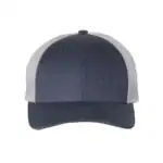 Custom Richardson 115 Trucker Hat – Heather Navy/ Light Grey – C115