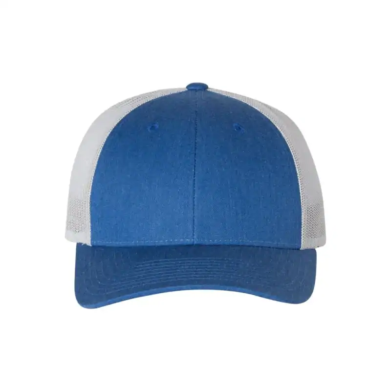 Custom Richardson 115 Trucker Hat – Heather Royal/ Light Grey – C115