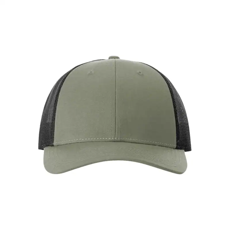 Custom Richardson 115 Trucker Hat – Loden Green/ Black – C115